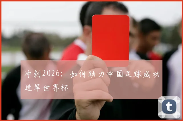 冲刺2026：如何助力中国足球成功进军世界杯